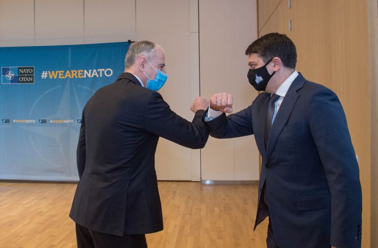 Робочий візит Голови Верховної Ради України Д.Разумкова до Королівства Бельгія, інституцій Європейського Союзу, НАТО та Великого Герцогства Люксембург.

Зустріч Голови Верховної Ради України Д.Разумкова з заступником Генерального секретаря НАТО Мірче Джоане
