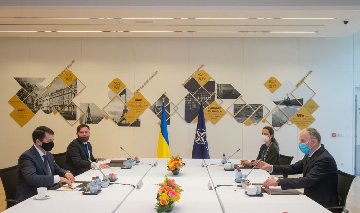 Робочий візит Голови Верховної Ради України Д.Разумкова до Королівства Бельгія, інституцій Європейського Союзу, НАТО та Великого Герцогства Люксембург.

Зустріч Голови Верховної Ради України Д.Разумкова з заступником Генерального секретаря НАТО Мірче Джоане
