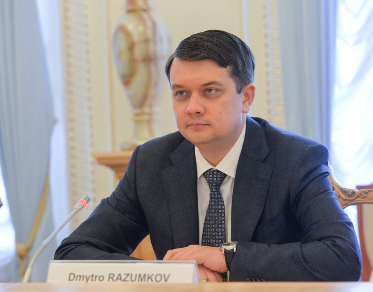 Голова Верховної Ради України Дмитро Разумков зустрівся з міністром закордонних справ Естонської республіки Євою-Марією Ліімец, міністром закордонних справ Латвійської Республіки Едгаром Рінкевичсом, міністром закордонних справ Литовської Республіки Габріелюсом Ландсбергісом