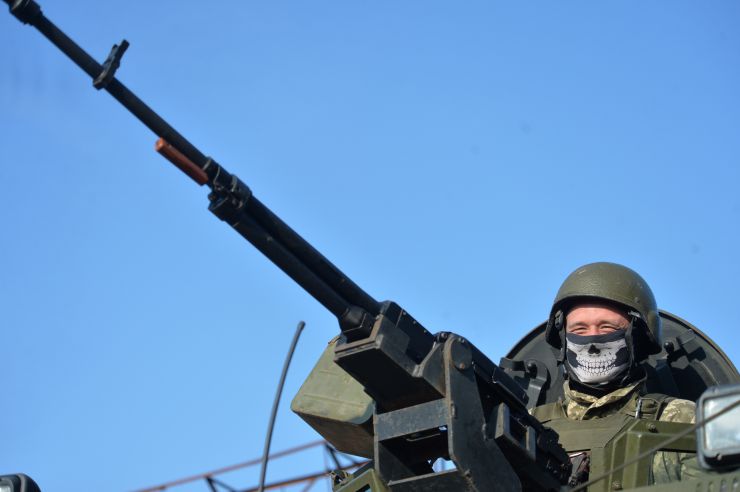 Перший Заступник Голови Верховної Ради України Руслан Стефанчук здійснив робочу поїздку на Донеччину.
Ознайомлення з районом оборони с. Широкіне
