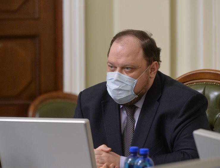 Засідання Погоджувальної ради депутатських фракцій (депутатських груп) у ВР. Руслан Стефанчук