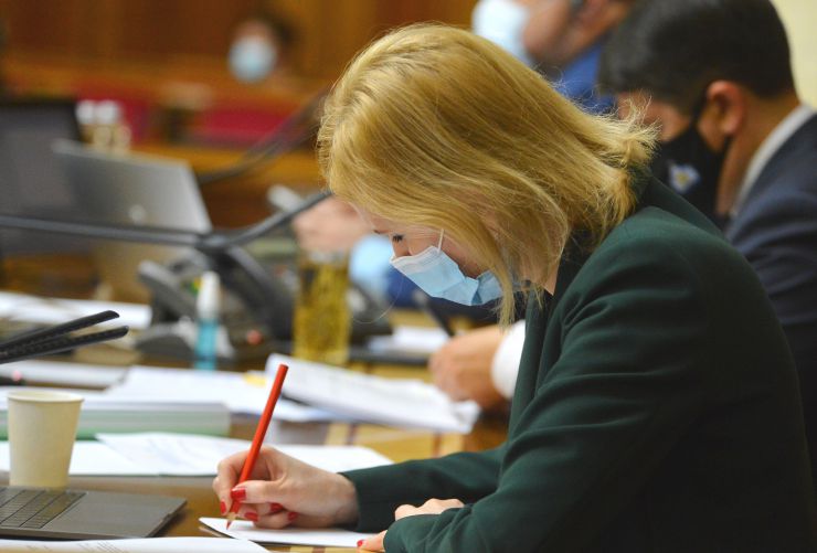 Пленарне засідання Верховної Ради України.

Голова Верховної Ради України Дмитро Разумков відкрив пленарне засідання.

Головуючий зазначив, що сьогодні День пам’яті жертв геноциду кримськотатарського народу.
На пропозицію Голови Верховної Ради України народні депутати хвилиною мовчання вшанували пам’ять всіх, хто загинув у цій трагедії.
Народні депутати продовжують розглядати правки до проекту Закону про внесення змін до деяких законодавчих актів щодо продажу земельних ділянок державної та комунальної власності або прав на них (оренди, суперфіцію, емфітевзису) через електронні аукціони №2195. Олена Кондратюк 
