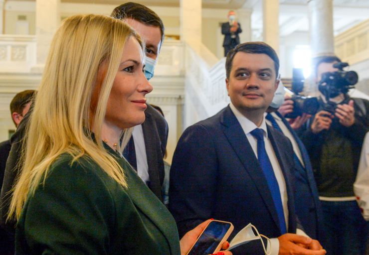 Голова Верховної Ради України Дмитро Разумков,  Перший заступник Голови Верховної Ради України Руслан Стефанчук зустрілися з дітьми зі сходу України на екскурсії в Верховній Раді України.
Гришина Юлія (сн)