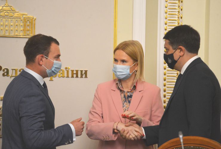 Погоджувальна рада у Верховній Раді України. Ярослав Железняк Олена Кондратюк Дмитро Разумков