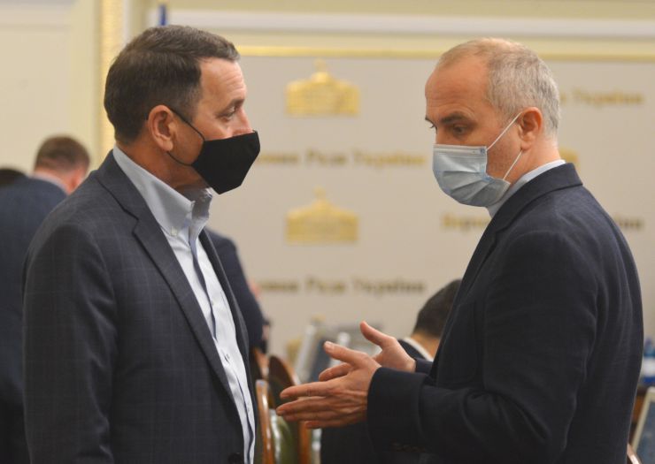 Погоджувальна рада у Верховній Раді України. Юрій Кісель (СН) Нестор Шуфрич (ОП)