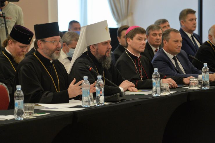 З нагоди 25-річчя Всеукраїнської Ради Церков та релігійних організацій 24 червня 2021 року  у Києві відбулися офіційні урочистості (церемонія першого погашення поштових марок 