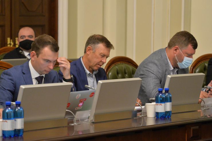 Погоджувальна рада Верховної Ради України.  Ярослав Желєзняк Голос, Сергій Соболєв -Батьківщина, Олександр Корнієнко СН