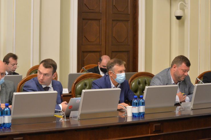 Погоджувальна рада Верховної Ради України.  Ярослав Желєзняк Голос, Сергій Соболєв -Батьківщина, Олександр Корнієнко СН