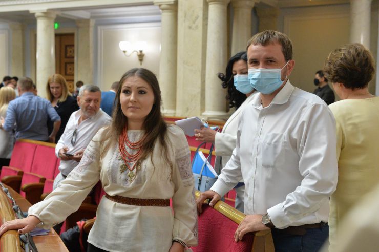Пленарне засідання Верховної Ради України. Софія Федина, Володимир В’ятрович -ЄС