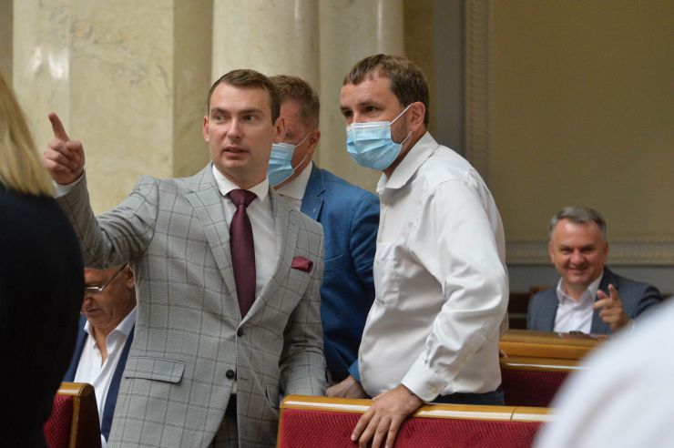 Пленарне засідання Верховної Ради України. Ярослав Железняк -Голос, Володимир В’ятрович -ЄС