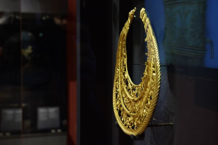 Київ. Виставка в Музеї історичних коштовностей України «Пектораль. Знахідка століття»