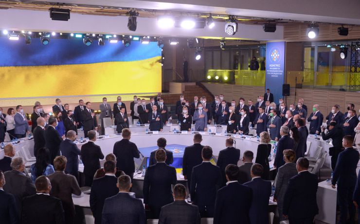 Голова Верховної Ради України Дмитро Разумков  взяв участь у засіданні Конгресу місцевих та регіональних влад, Київ