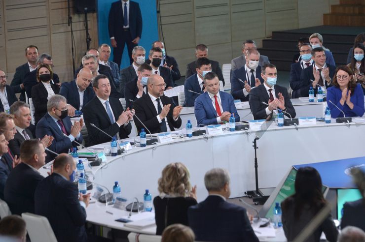 Голова Верховної Ради України Дмитро Разумков  взяв участь у засіданні Конгресу місцевих та регіональних влад, Київ