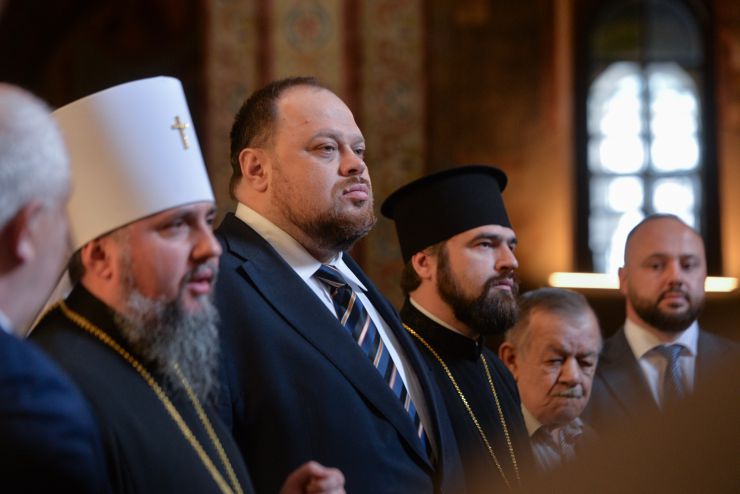 Загальнонаціональна презентація видання «УКРАЇНСЬКА ДЕРЖАВНІСТЬ: історико-правничі нариси» (Національний заповідник «Софія Київська») за участю Голови Верховної Ради України Руслана Стефанчука, Степана Кубіва - голова ВПО «Меморіал» імені Василя Стуса (з 2014), Блаженнішего Епіфанія - Митрополит Київський і всієї України
