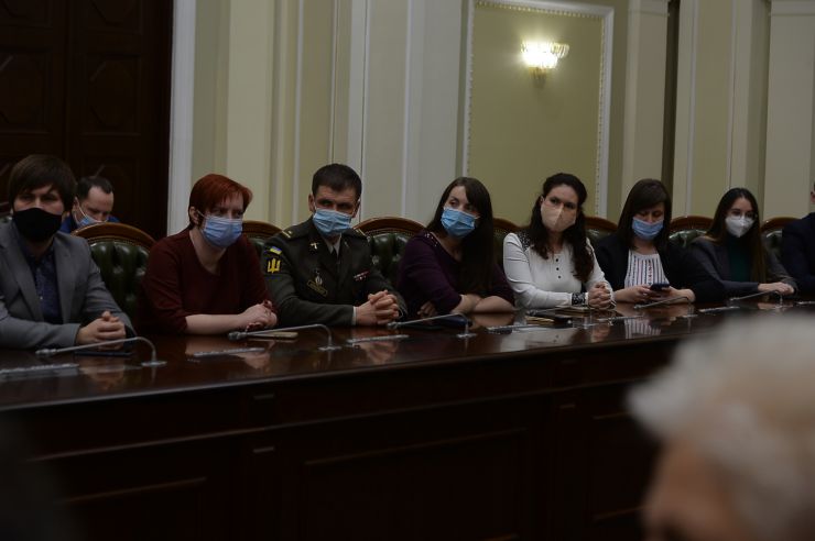 Голова Верховної Ради України Руслан Стефанчук, перший заступник Голови Верховної Ради України Олександр Корнієнко,  заступник Голови Верховної Ради України Олена Кондратюк взяли участь в Урочистій церемонії вручення Премій Верховної Ради України молодим ученим за 2019 рік