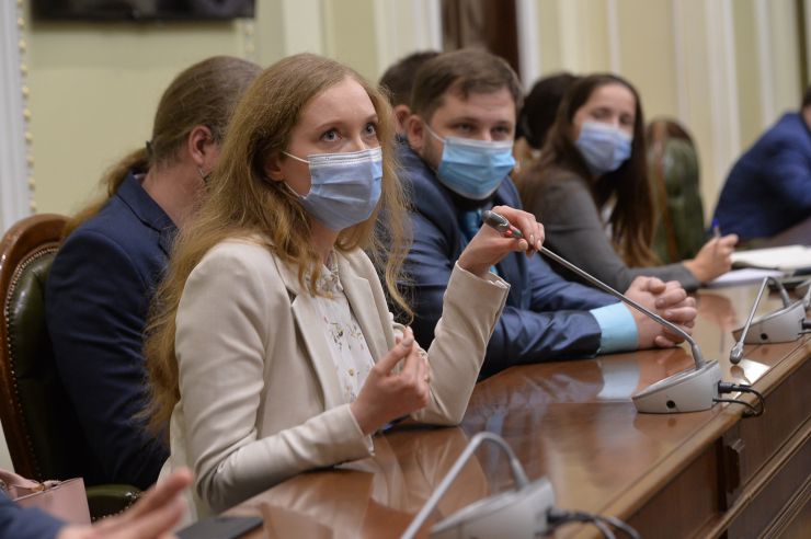 Голова Верховної Ради України Руслан Стефанчук, перший заступник Голови Верховної Ради України Олександр Корнієнко,  заступник Голови Верховної Ради України Олена Кондратюк взяли участь в Урочистій церемонії вручення Премій Верховної Ради України молодим ученим за 2019 рік