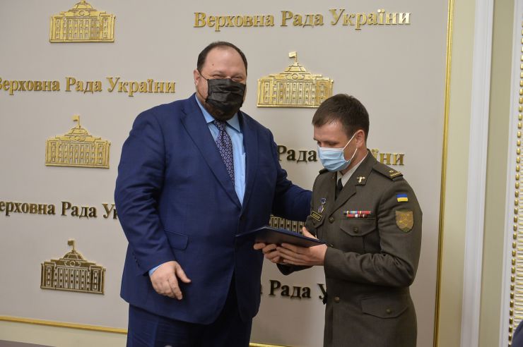 Голова Верховної Ради України Руслан Стефанчук, перший заступник Голови Верховної Ради України Олександр Корнієнко,  заступник Голови Верховної Ради України Олена Кондратюк взяли участь в Урочистій церемонії вручення Премій Верховної Ради України молодим ученим за 2019 рік