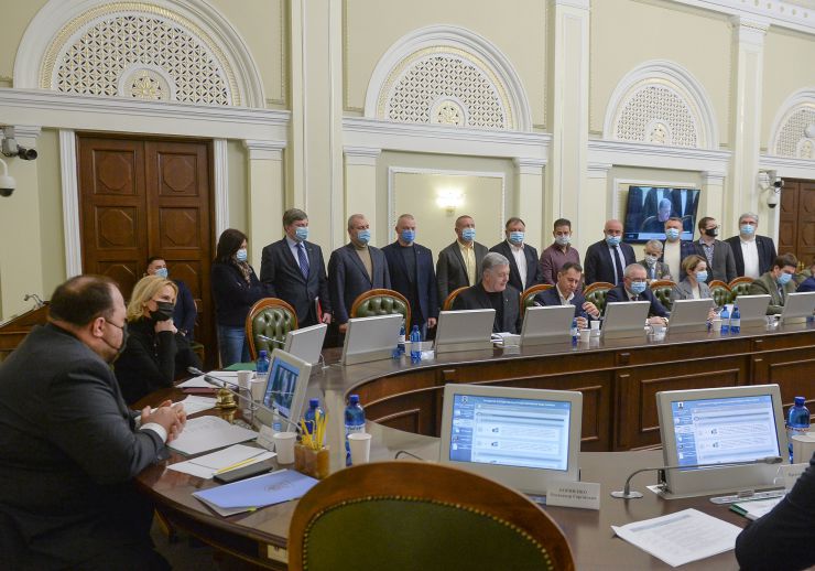 Засідання Погоджувальної ради депутатських фракцій(депутатських груп) під головуванням Голови Верховної Ради України Руслана Стефанчука