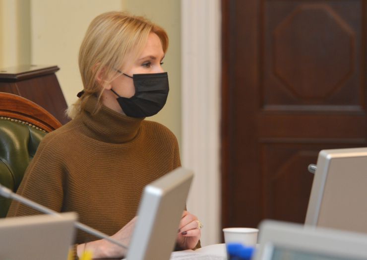 Засідання Погоджувальної ради депутатських фракцій (депутатських груп). Олена Кондратюк 