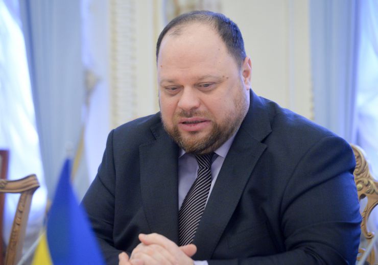 Зустріч Голови Верховної Ради України Руслана Стефанчука з членом Комітету Сейму Литовської Республіки у закордонних справах Жигімантасом Павільонісом