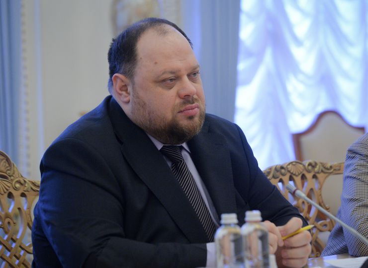 Зустріч Голови Верховної Ради України Руслана Стефанчука з членом Комітету Сейму Литовської Республіки у закордонних справах Жигімантасом Павільонісом