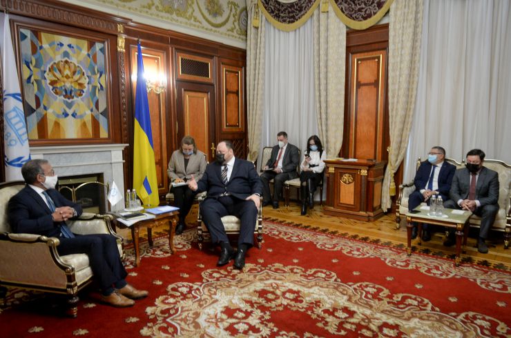 Зустріч Голови Верховної Ради України Руслана Стефанчука з Президентом Міжпарламентського Союзу Дуарте Пашеку