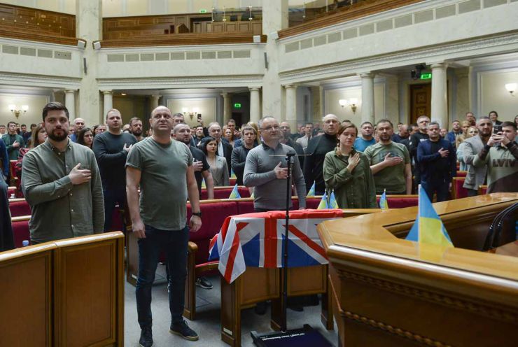 Прем’єр Великої Британії Боріс Джонсон звернувся до Верховної Ради України. Виступ відбувся у форматі відеозв’язку під час пленарного засідання 3 травня.