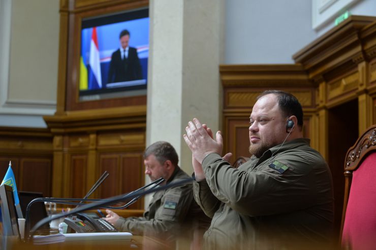 Прем’єр-міністр Королівства Нідерландів Марк Рютте виступив із відеозверненням до Парламенту України