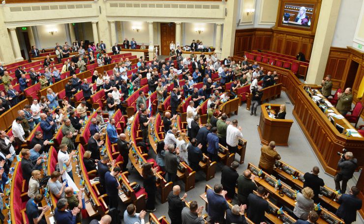 Пленарне засідання Верховної Ради України.

Президент Словаччини Зузана Чапутова виступила сьогодні у Верховній Раді.
