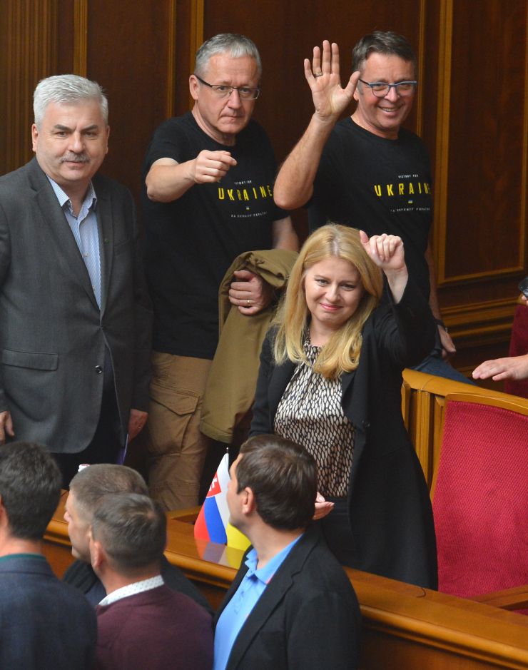 Пленарне засідання Верховної Ради України.

Президент Словаччини Зузана Чапутова виступила сьогодні у Верховній Раді.
