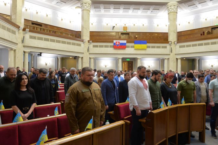 Пленарне засідання Верховної Ради України.

Президент Словаччини Зузана Чапутова виступила сьогодні у Верховній Раді.

Рада звільнила з посади омбудсмена Людмилу Денісову. Про це повідомив нардеп Ярослав Желєзняк. За проголосувало 234 депутати.
