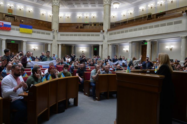 Пленарне засідання Верховної Ради України.

Президент Словаччини Зузана Чапутова виступила сьогодні у Верховній Раді.

Рада звільнила з посади омбудсмена Людмилу Денісову. Про це повідомив нардеп Ярослав Желєзняк. За проголосувало 234 депутати.
