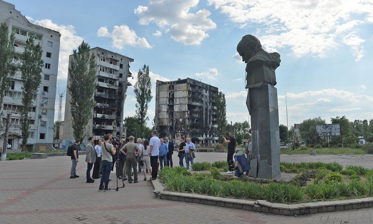 Делегація депутатів національних парламентів держав-членів ЄС «U4U» (United for Ukraine) здійснила візит до смт. Бородянка, м. Буча, Ірпінь Київської області