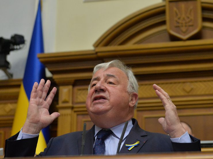 Засідання Верховної Ради України 9 липня. Голова Сенату Французької республіки Жерар Ларше виступив з промовою в українському парламенті.