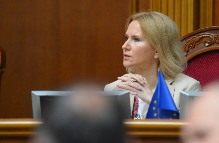 Пленарне засідання Верховної Ради України. Олена Кондратюк