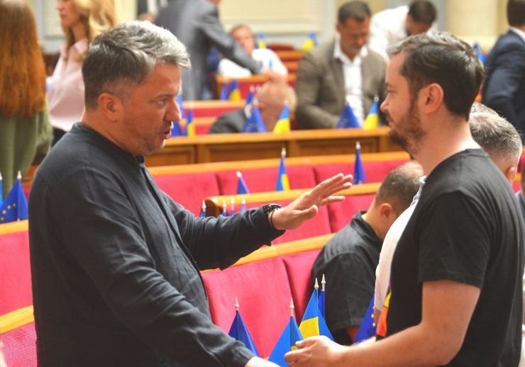 Пленарне засідання Верховної Ради України. Дмитро Соломчук Марян Заблоцький (СН)