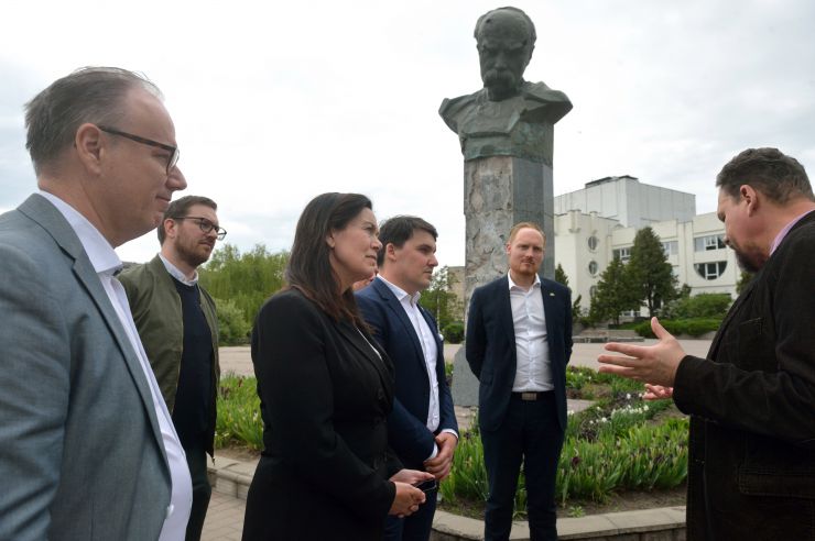 Візит делегації Комітету у закордонних справах Риксдагу (Парламенту) Королівства Швеція на чолі з Головою Комітету Ароном Емільссоном до Бородянки, Бучі, Ірпеня