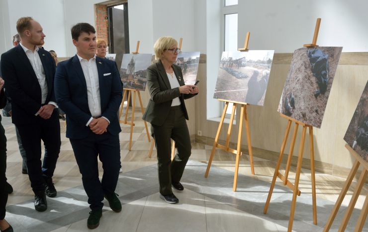 Візит делегації Комітету у закордонних справах Риксдагу (Парламенту) Королівства Швеція на чолі з Головою Комітету Ароном Емільссоном до Бородянки, Бучі, Ірпеня
