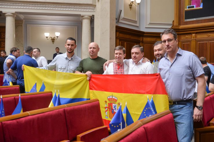 Виступ Прем'єр-міністра Королівства Іспанія Педро Санчеса у Верховній Раді України, 1 липня 2023 року