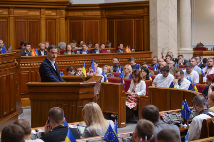Виступ Прем'єр-міністра Королівства Іспанія Педро Санчеса у Верховній Раді України, 1 липня 2023 року