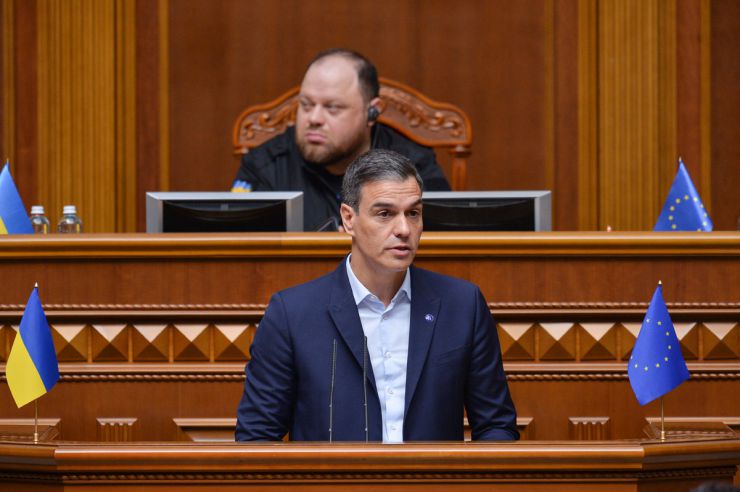 Виступ Прем'єр-міністра Королівства Іспанія Педро Санчеса у Верховній Раді України, 1 липня 2023 року