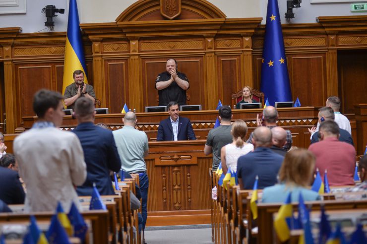 Виступ Прем'єр-міністра Королівства Іспанія Педро Санчеса у Верховній Раді України, 1 липня 2023 року