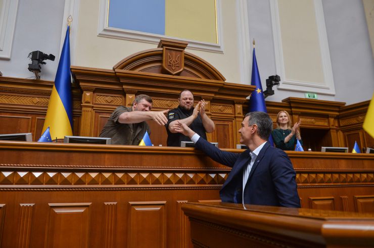 Виступ Прем'єр-міністра Королівства Іспанія Педро Санчеса у Верховній Раді України, 1 липня 2023 року