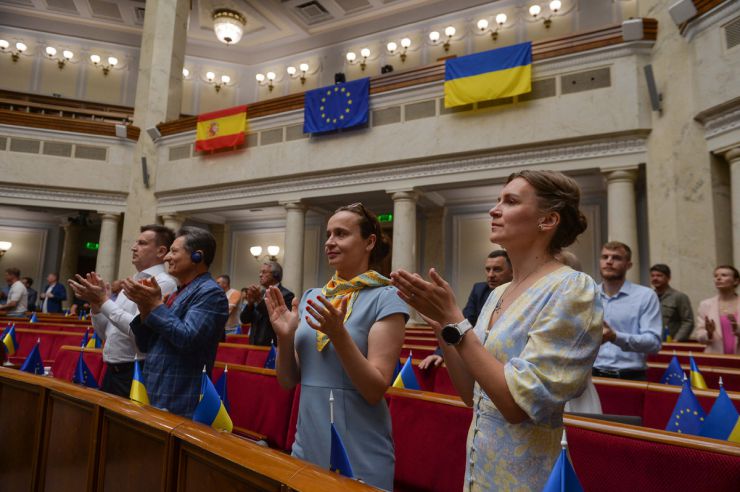 Виступ Прем'єр-міністра Королівства Іспанія Педро Санчеса у Верховній Раді України, 1 липня 2023 року