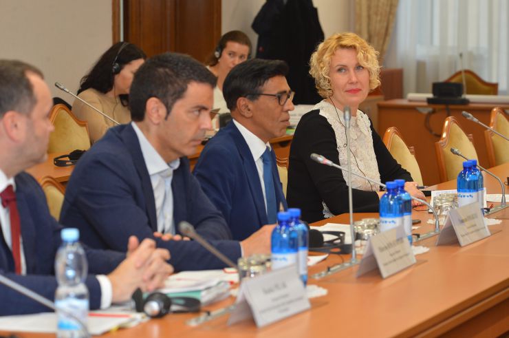 Зустріч Комітету з питань організації держвлади, місцсамоврядування з представниками Комітету Європарламенту з питань регіонального розвитку (REGI). Клочко, Микиша , Безгін, Шуляк, Лозинський, Аліксійчук