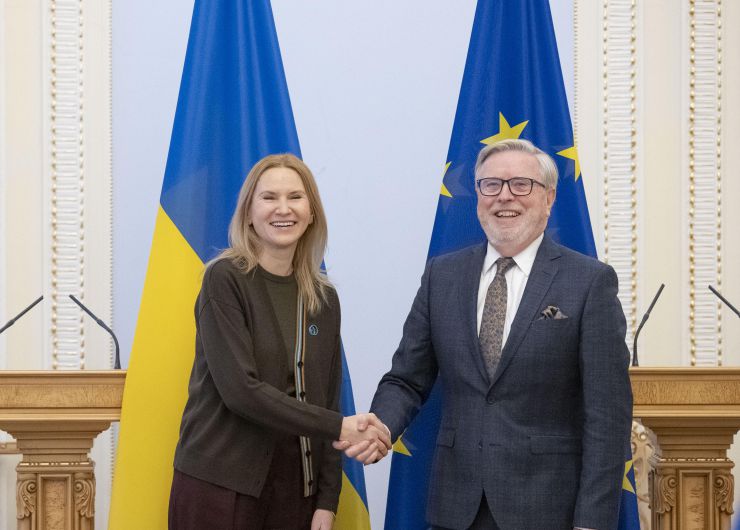 Віцеспікерка Олена Кондратюк зустрілася з Експрезидентом Європарламенту Петом Коксом
