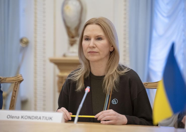 Віцеспікерка Олена Кондратюк зустрілася з Експрезидентом Європарламенту Петом Коксом