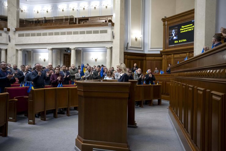 Пленарне засідання Верховної Ради України 
У Верховній Раді виступила Президентка Парламентської асамблеї ОБСЄ Піа Каума.
Верховна Рада підтримала законопроєкти про продовження загальної мобілізації та воєнного стану.
Виступ Голови Народних Зборів Республіки Болгарія Росена Желязкова
