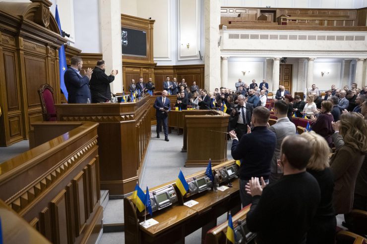 Пленарне засідання Верховної Ради України 
У Верховній Раді виступила Президентка Парламентської асамблеї ОБСЄ Піа Каума.
Верховна Рада підтримала законопроєкти про продовження загальної мобілізації та воєнного стану.
Виступ Голови Народних Зборів Республіки Болгарія Росена Желязкова
