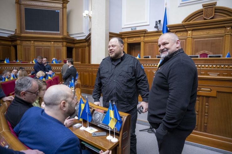 Пленарне засідання Верховної Ради України. Стефанчук, Вірастюк